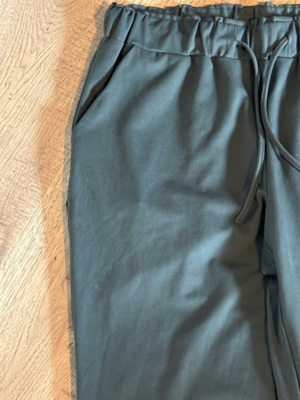 Joie Elastic Waist Lounge Athleisure Pants Dark Green Size M NWT - Picture 5 of 9